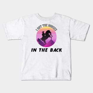 I Got The Horses In The Back Old Town Road t shirt Kids T-Shirt